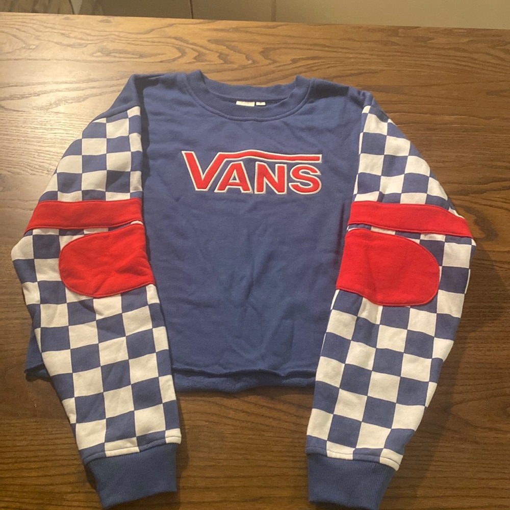 Vans cropped sweatshirt. Medium.
